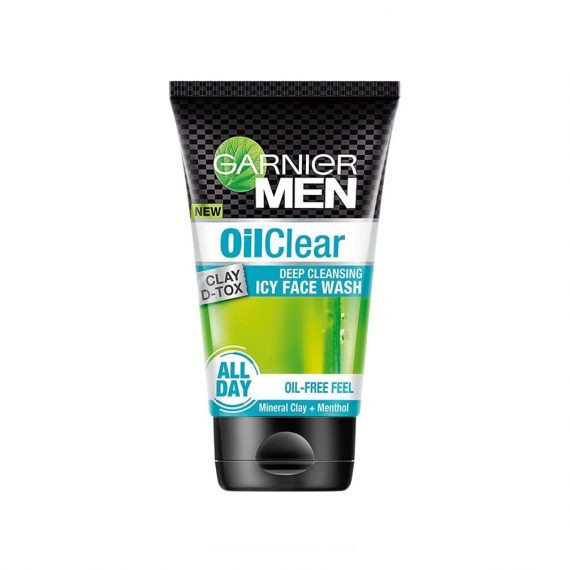 Garnier Men Oil Clear Clay Face Wash (50gm)