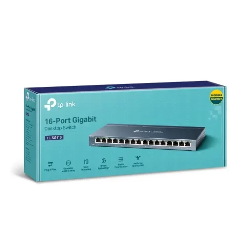 TP-Link TL-SG116 16-Port Gigabit Desktop Switch ( Warranty 2-Years )