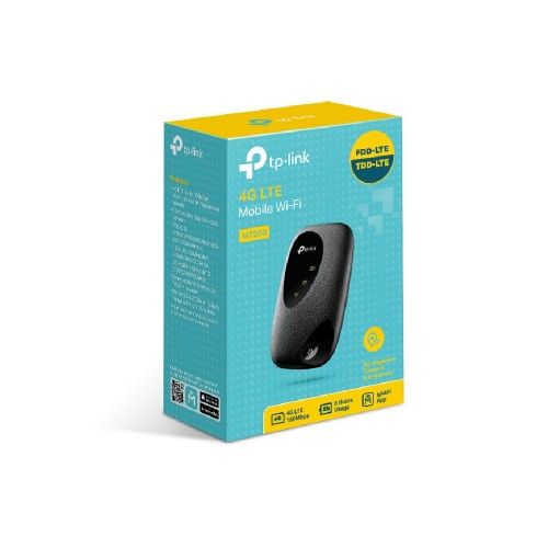 TP-Link  M7200 150Mbps 4G LTE Mobile Wi-Fi, Build-In 150Mbps 4G LTE Modem