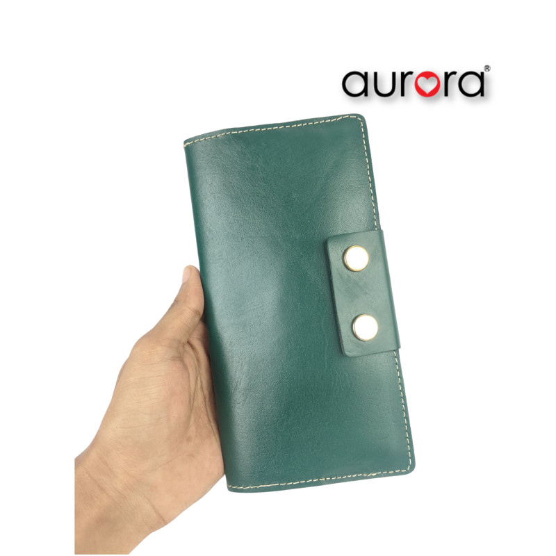 Aurora Leather Long Wallet-7104