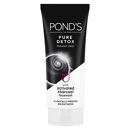 Pond's Pure Detox Anti-Pollution Purity Face Wash With Activated Charcoal, 100 g