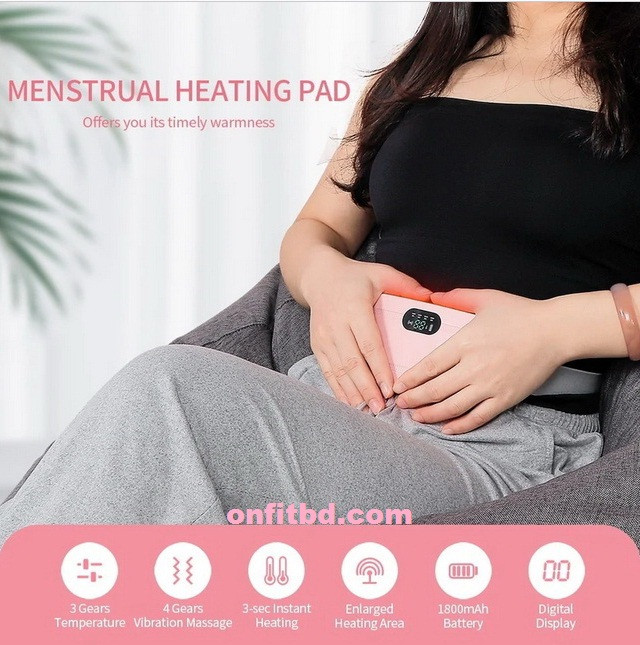 Heating Pad for Period Cramps & Vibration Slimming Massage Belt