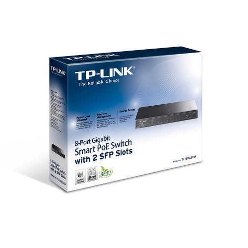 TP-Link TL-SG1210P 10-Port Gigabit Desktop Switch with 8-Port PoE+  ( Warranty 2 years)