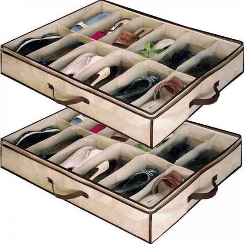 12 Pairs Shoes Storage Organizer Holder